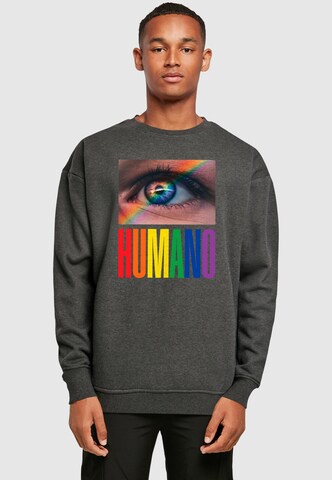 Merchcode Sweatshirt in Grau: Vorderseite