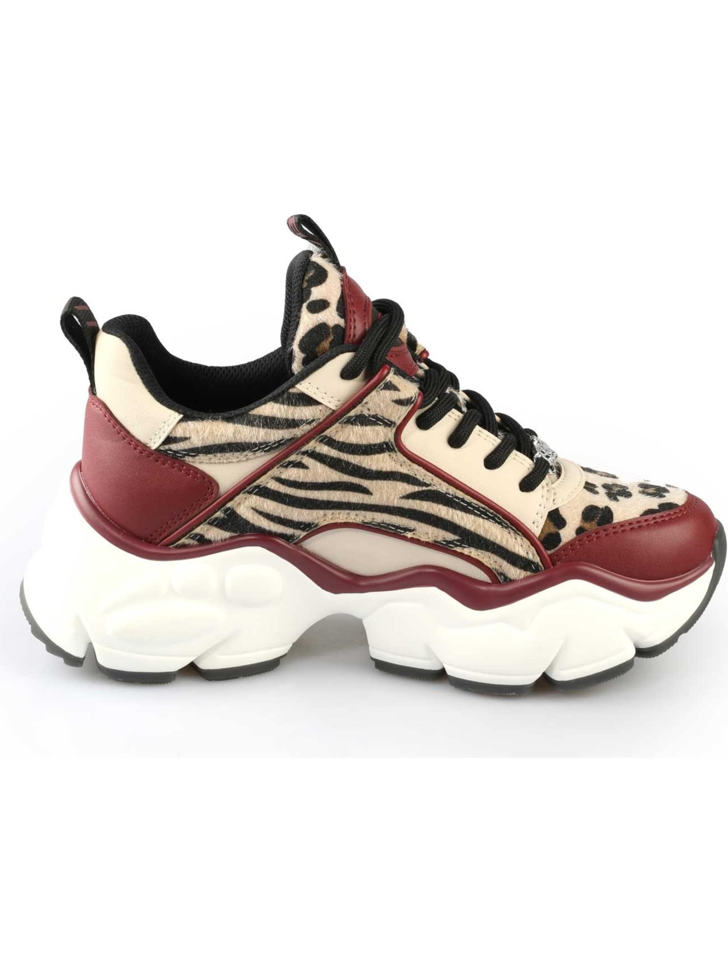 BUFFALO Sneakers 'Binary Glam' in Red