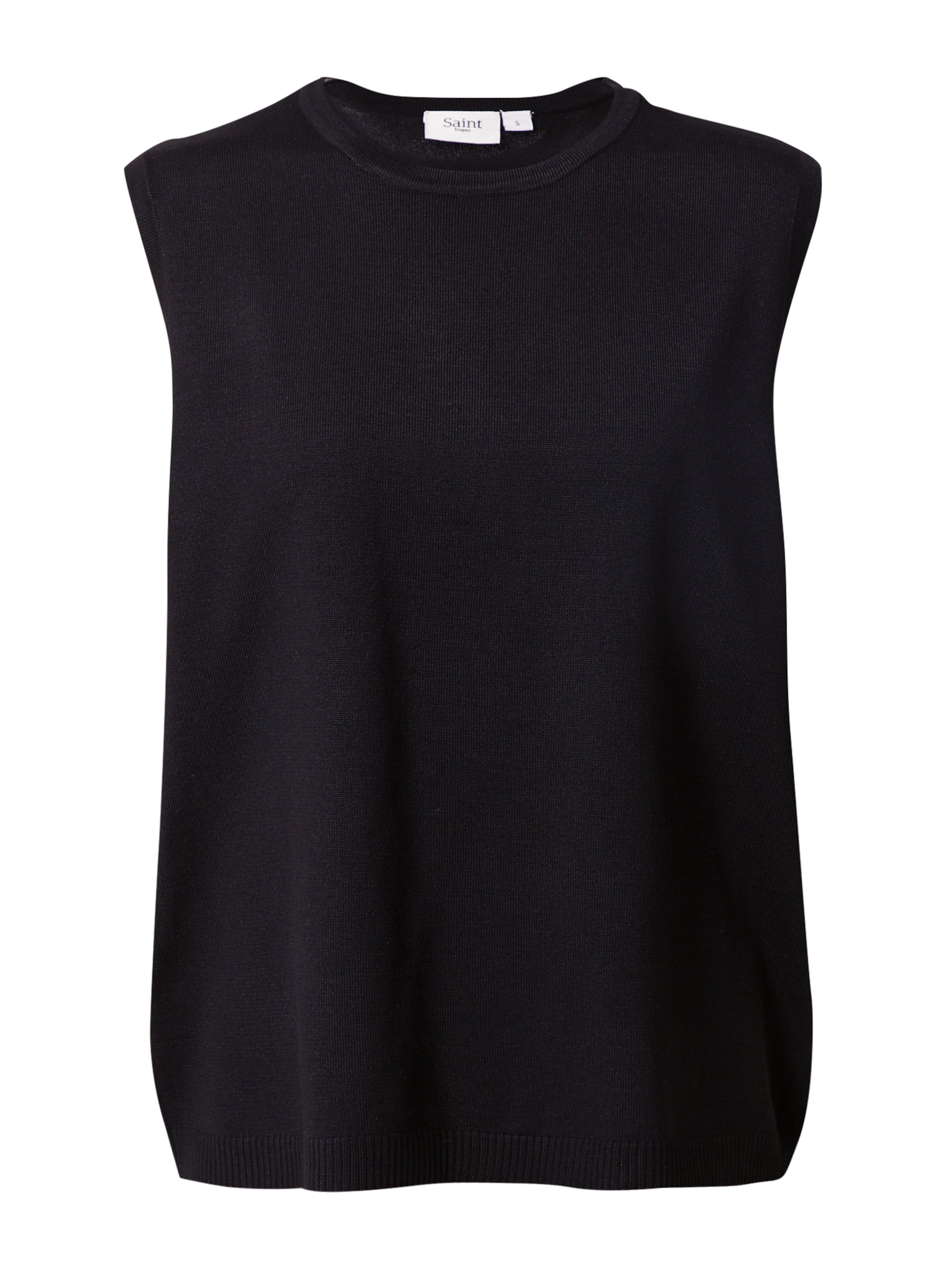 SAINT TROPEZ Sweater 'Mila' in Black: front