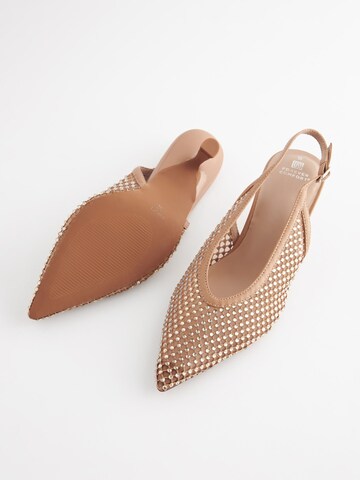 Escarpins à bride arrière 'Forever Comfort®' Next en beige