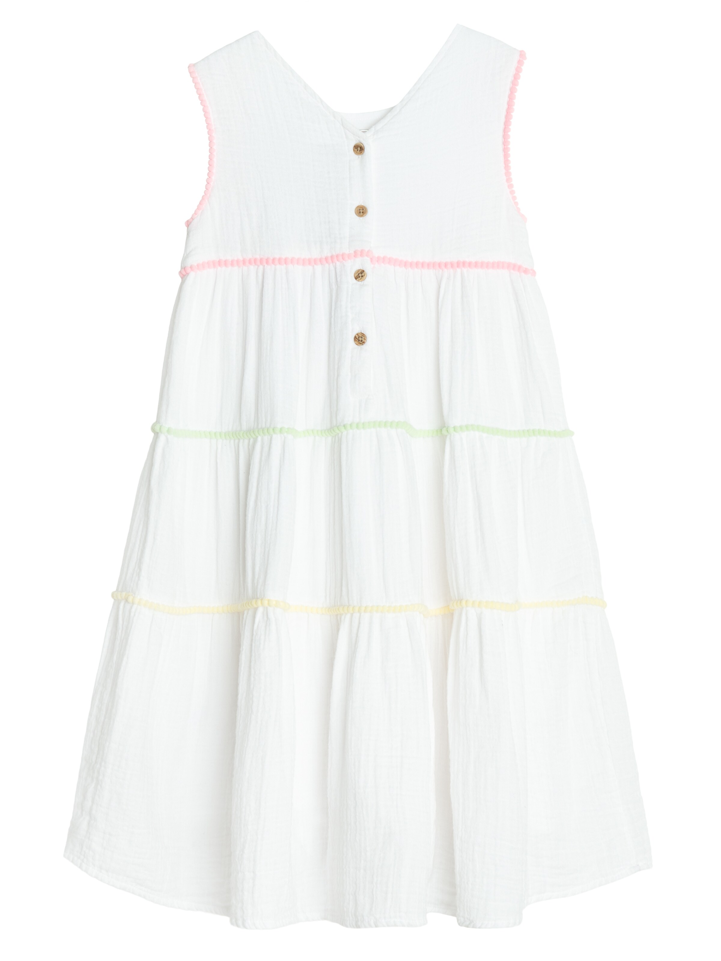 Cool Club Kleid in Weiß: Vorderseite