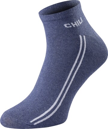 Chili Lifestyle Ankle Socks ' Chili Sneaker Lady ' in Blue