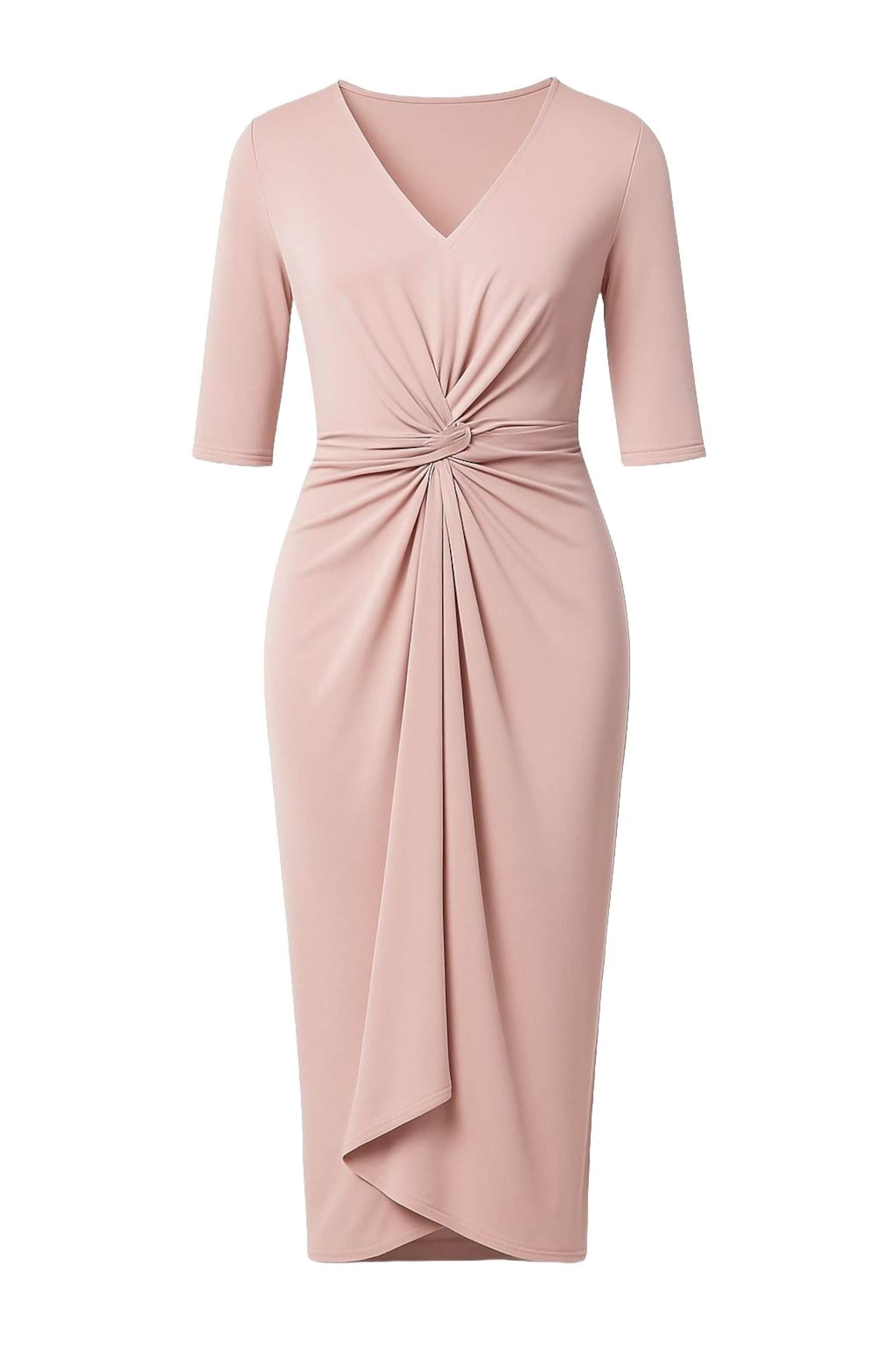 LYN MAMA Dress in Pink: front