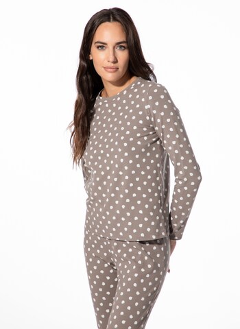 Sanetta Schlafshirt in Braun: Vorderseite