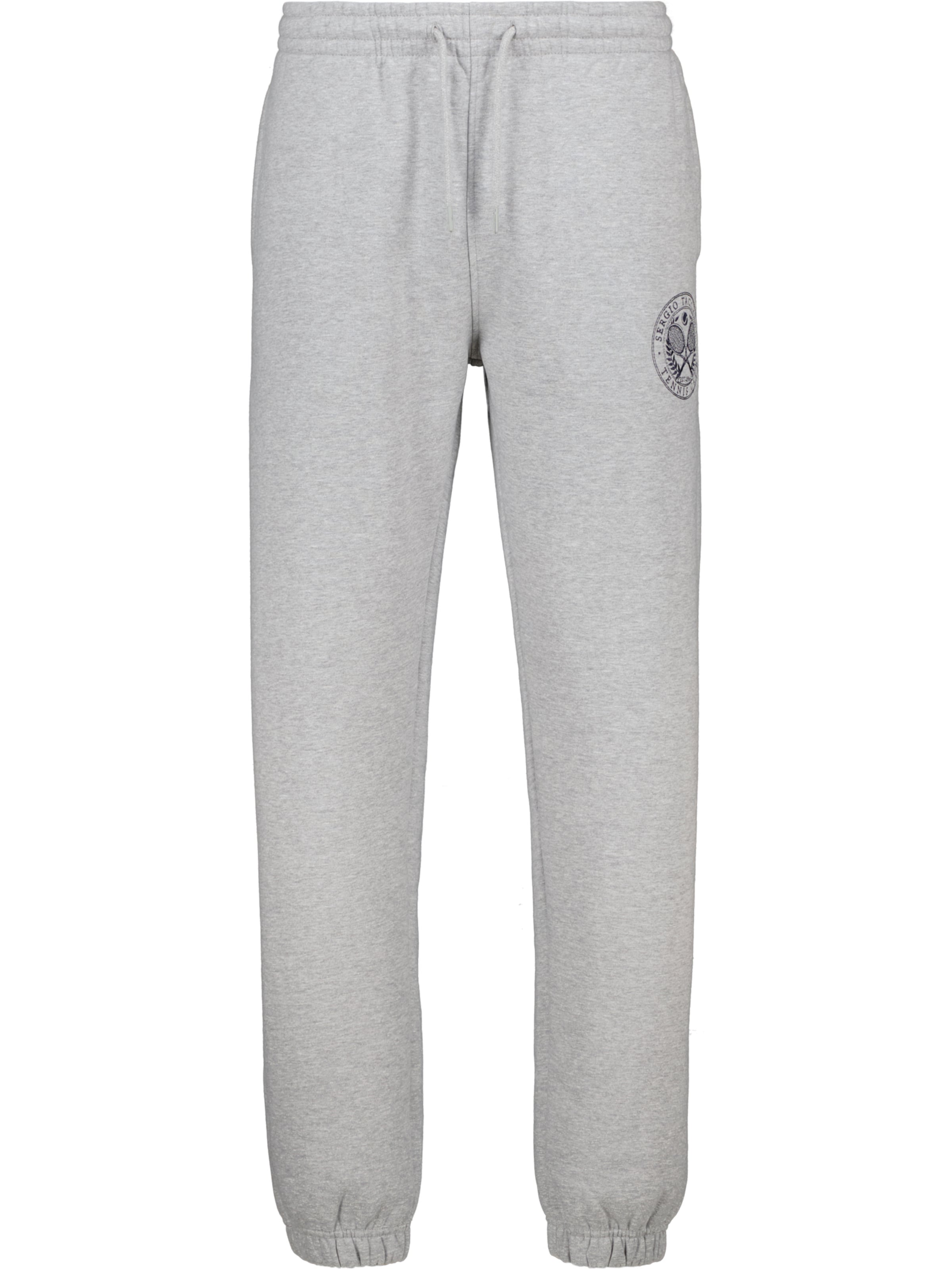 Sergio Tacchini Tapered Housut 'Circolo' värissä harmaa: etupuoli