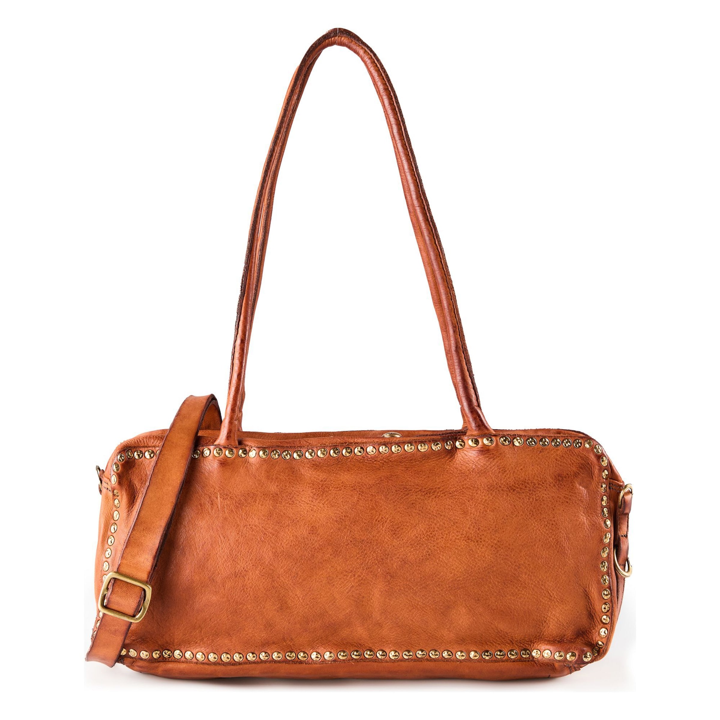 Campomaggi Schultertasche 'Simona ' in Braun: Vorderseite