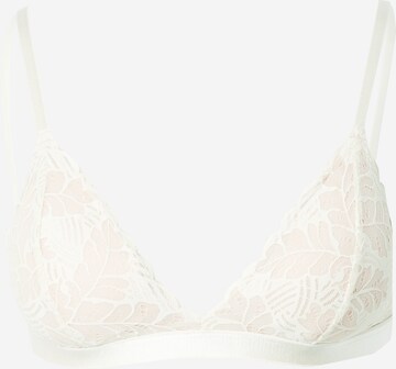 Underprotection Triangle Bra 'GINA' in White: front