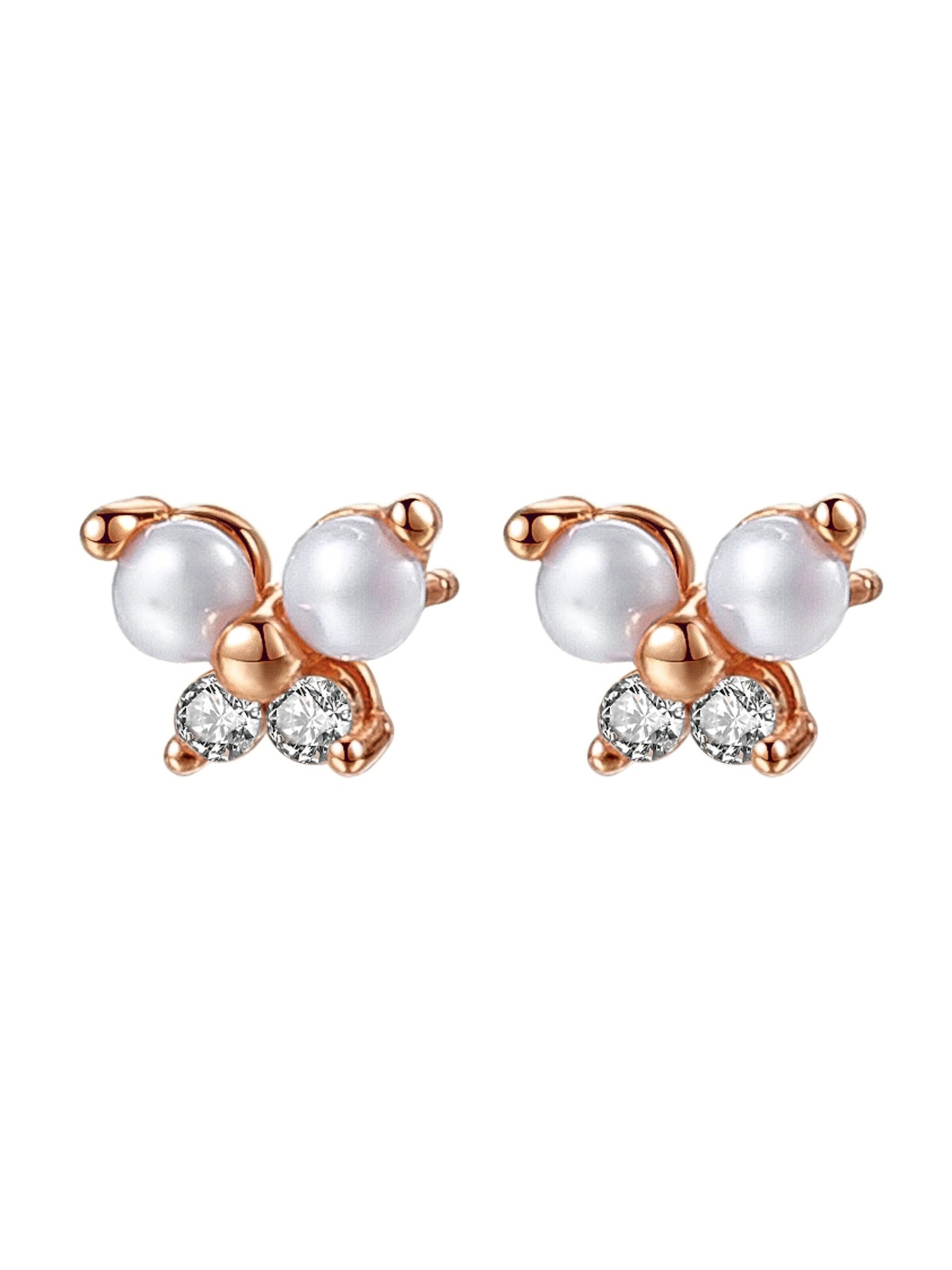 Hey Happiness Ohrringe 'Pearl Wings'‌‌ in Gold