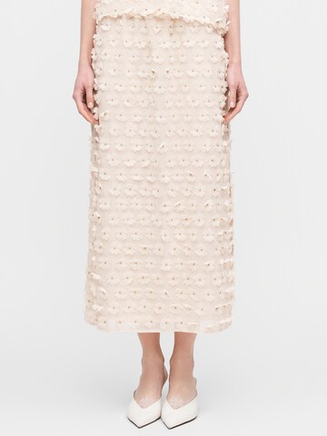 Munthe Szoknyák 'BLOOMY' - bézs: elől