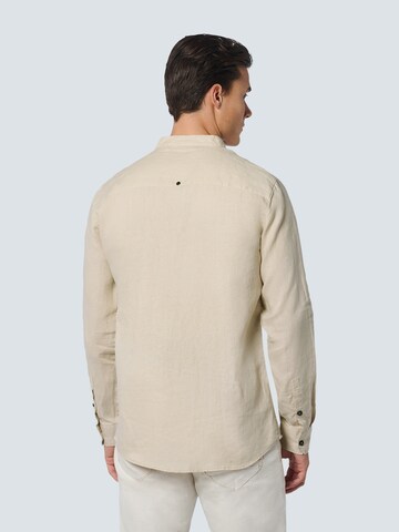 No Excess Regular Fit Hemd 'Granddad' in Beige