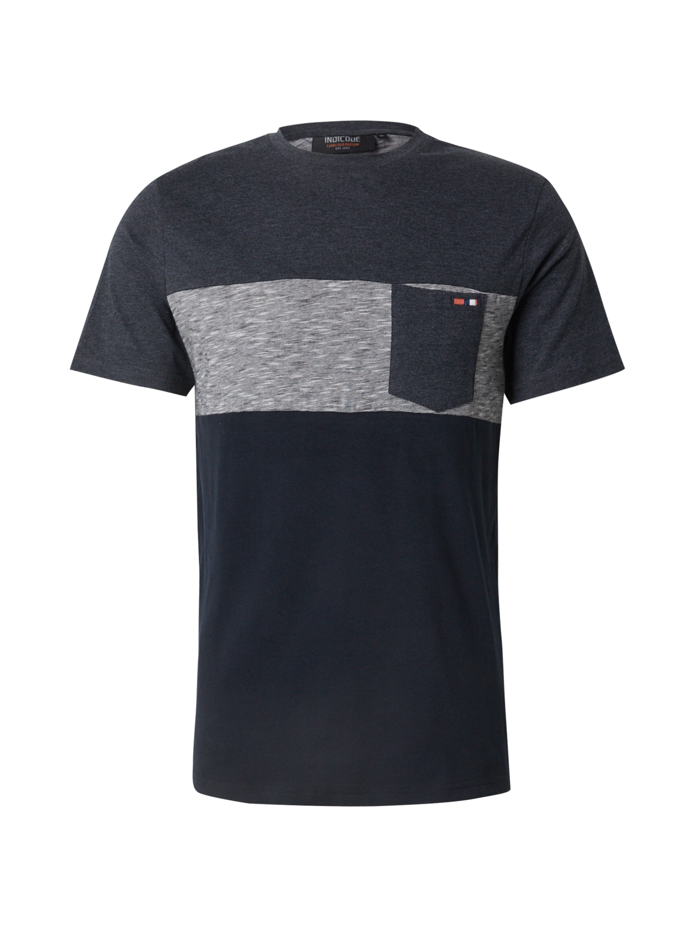 INDICODE JEANS T-Shirt 'Consin' in Schwarz: Vorderseite