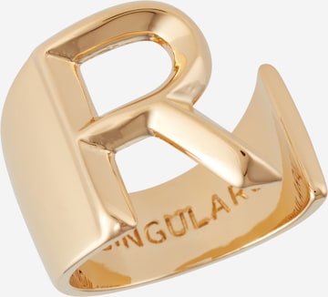 Singularu Ring in Gold: front