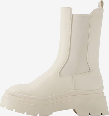 Boots chelsea di Bershka in beige