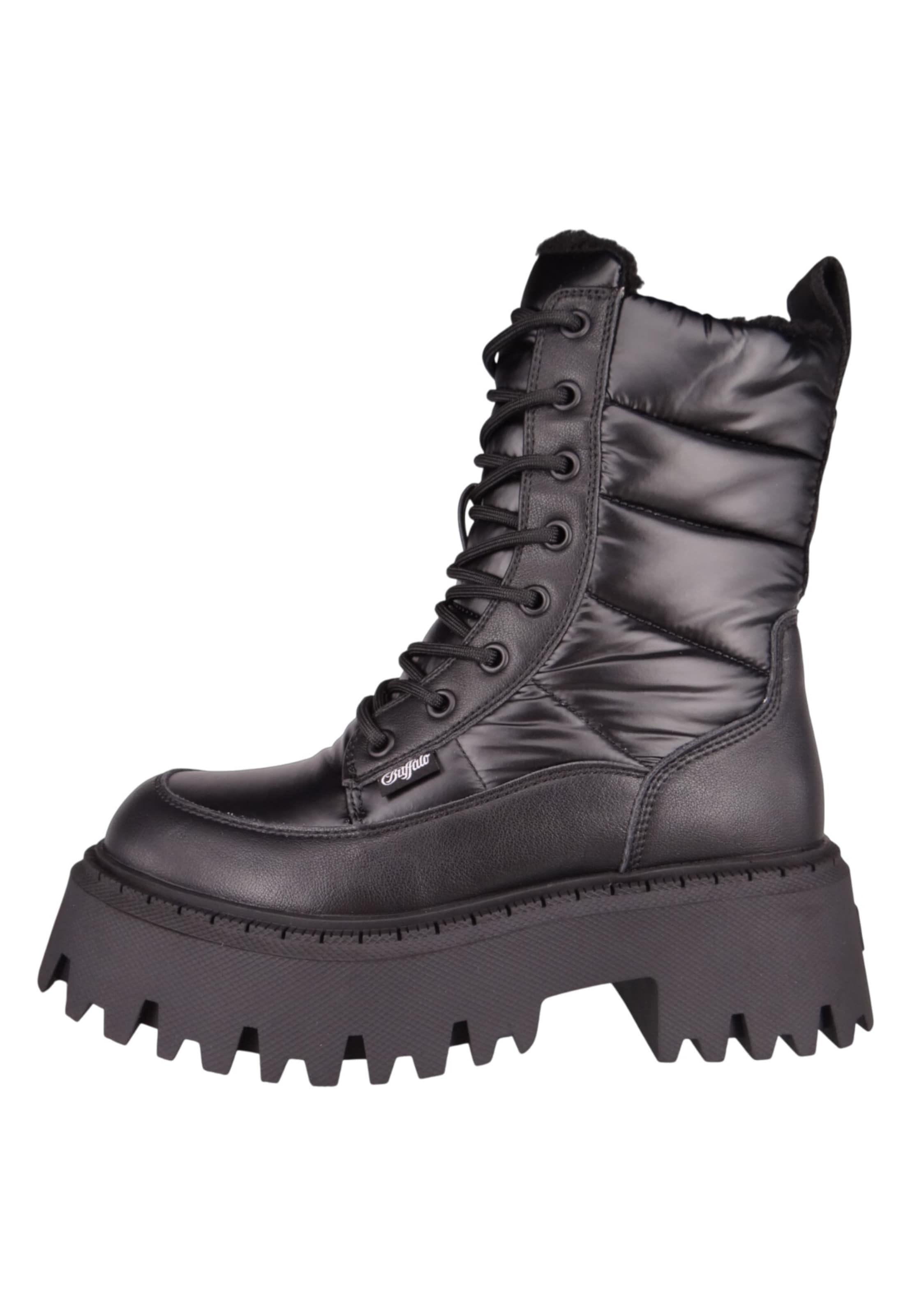 Après-ski BUFFALO en noir : devant