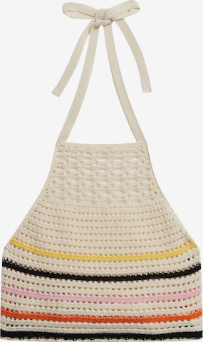 Tops en tricot Superdry en beige : devant