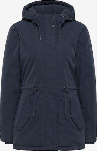 Parka d’hiver DreiMaster Klassik en bleu : devant