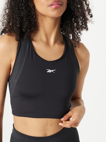 Reebok Sporttop in Zwart