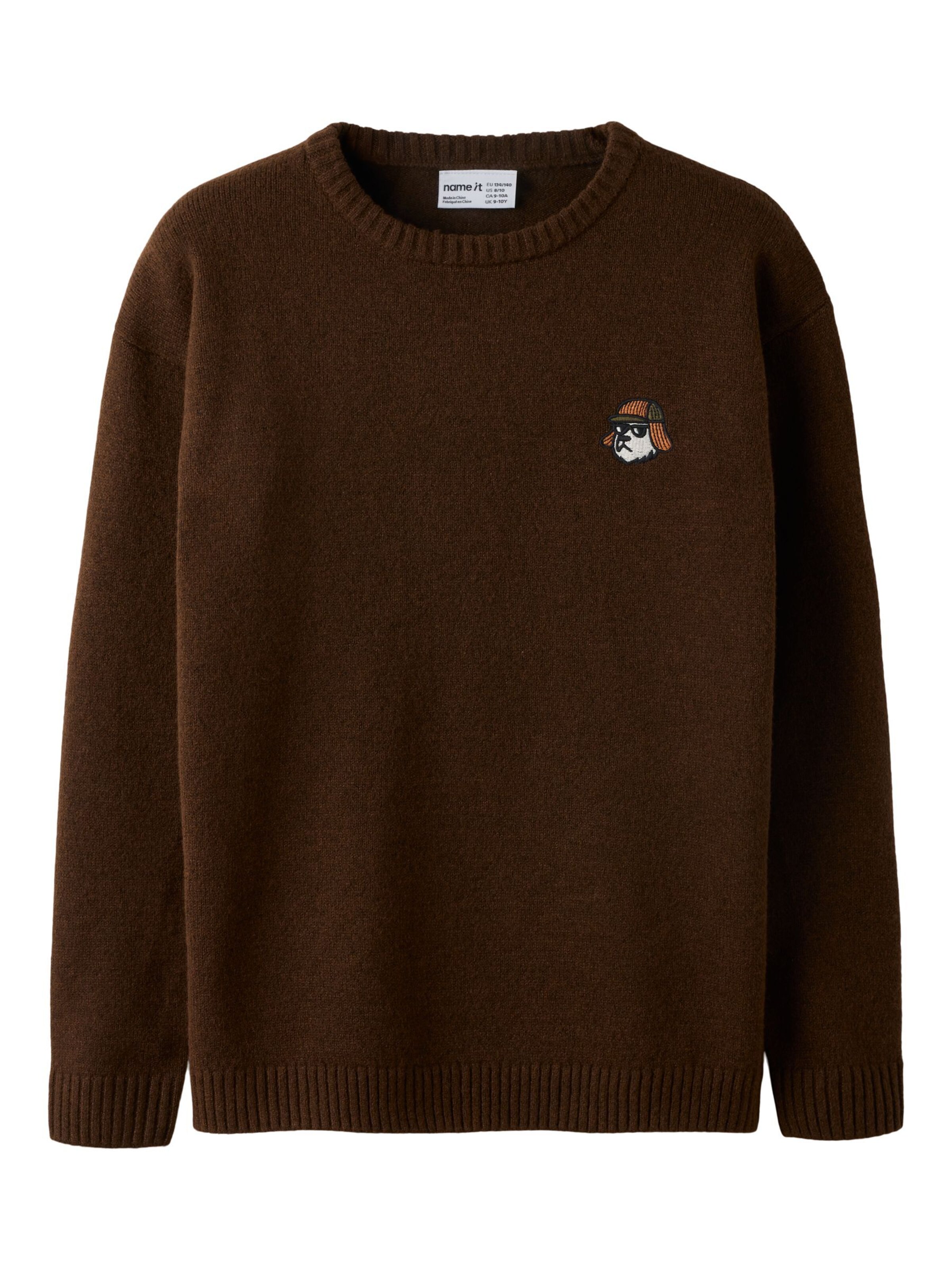 NAME IT Sweater in Brown: front
