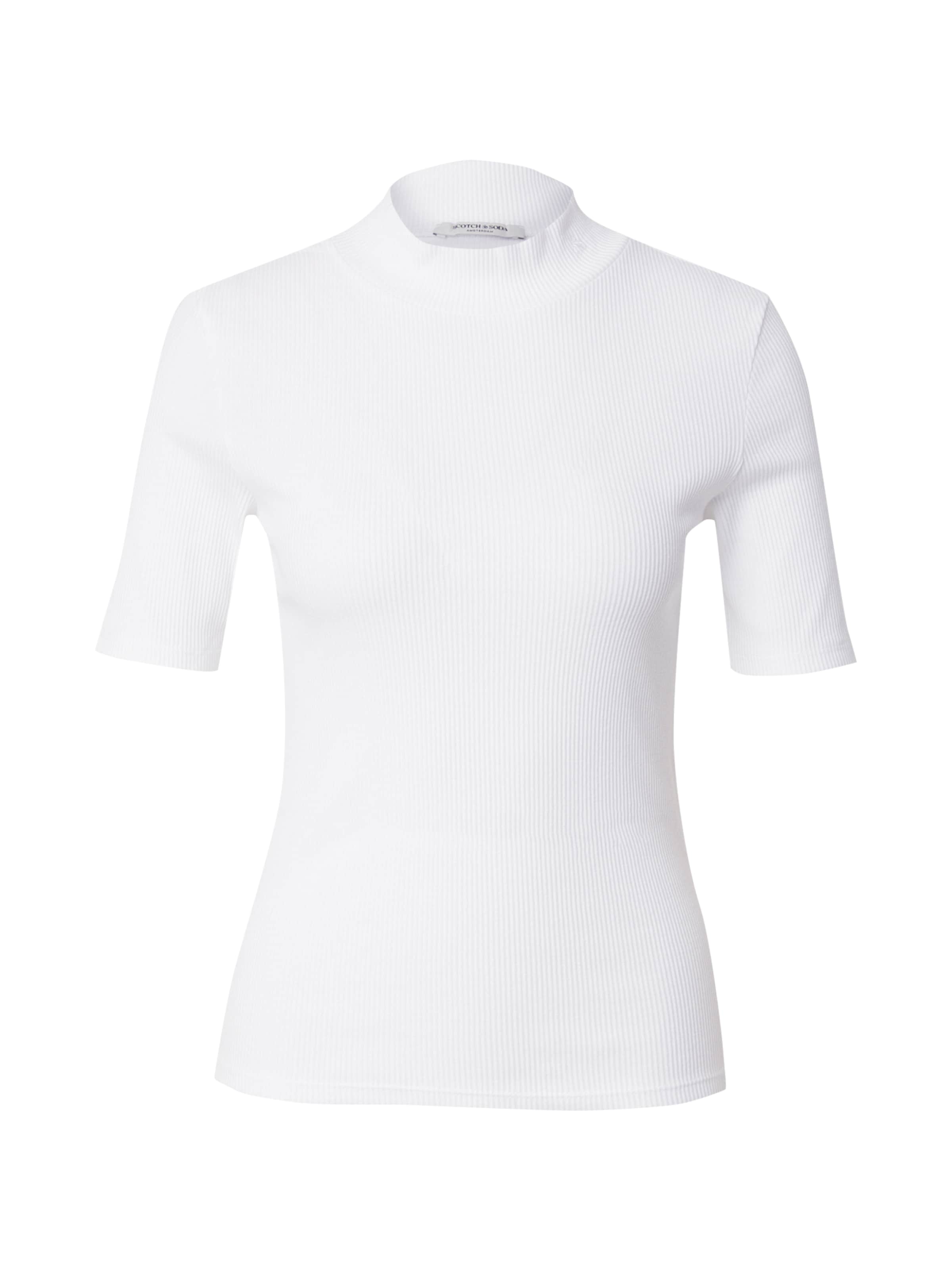 SCOTCH & SODA Tričko – bílá: přední strana