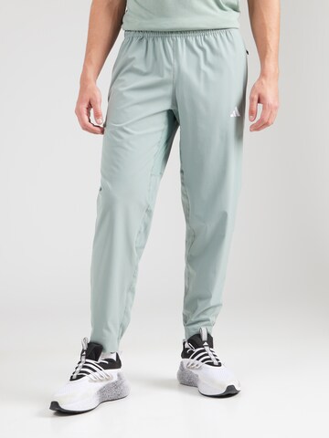 Effilé Pantalon de sport 'TR-ES' ADIDAS PERFORMANCE en vert : devant