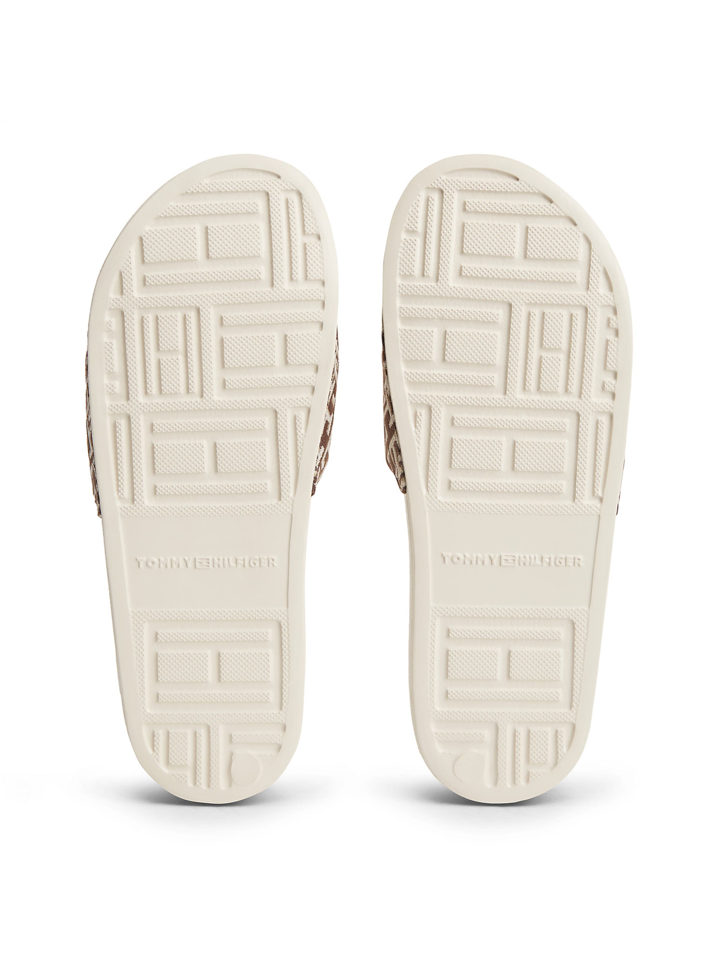 TOMMY HILFIGER Pantolette in Braun