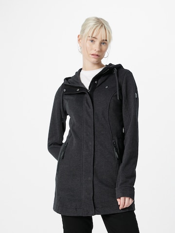 Ragwear Sweat jacket 'LETTI' in Black: front