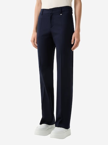 BOGNER Regular Bundfaltenhose in Blau: Vorderseite