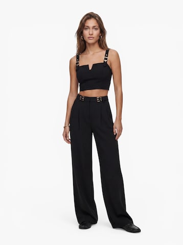 Loosefit Pantaloni con pieghe 'Gigi' di Hoermanseder in nero