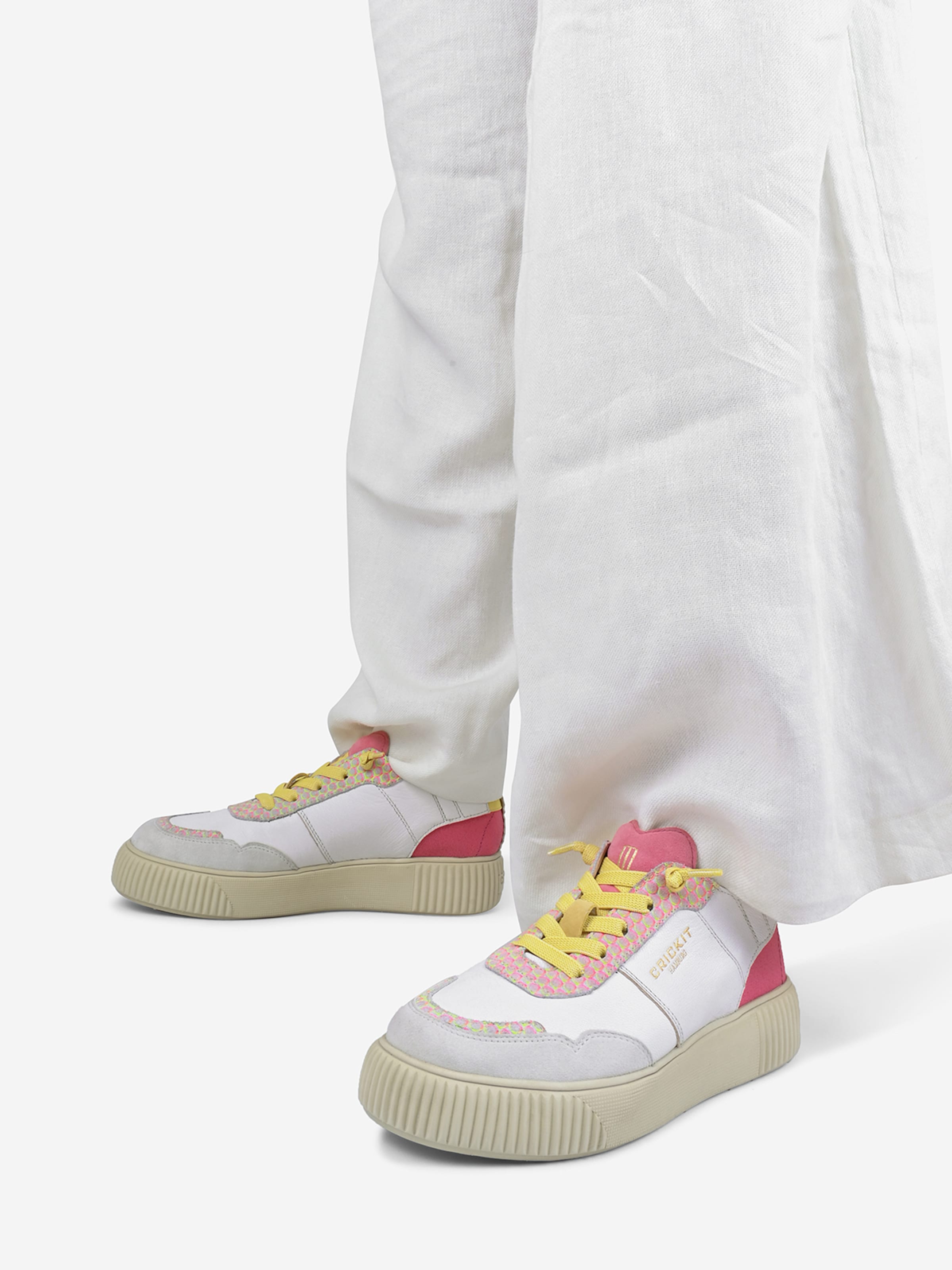 Crickit Sneakers laag ' OAKLI ' in Wit: voorkant