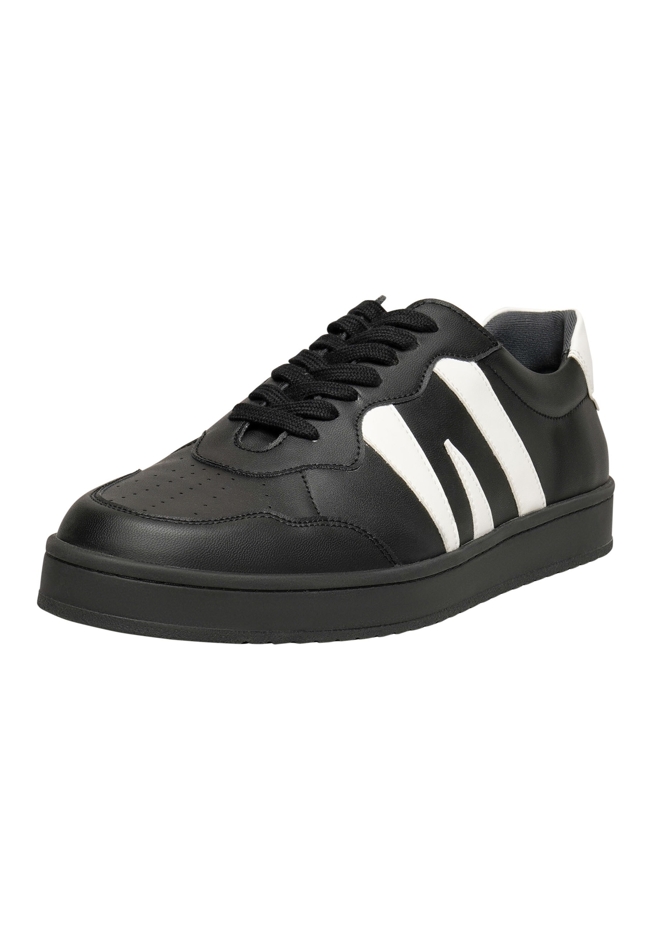 N91 Platform trainers 'Vegan One CB' in Black: front