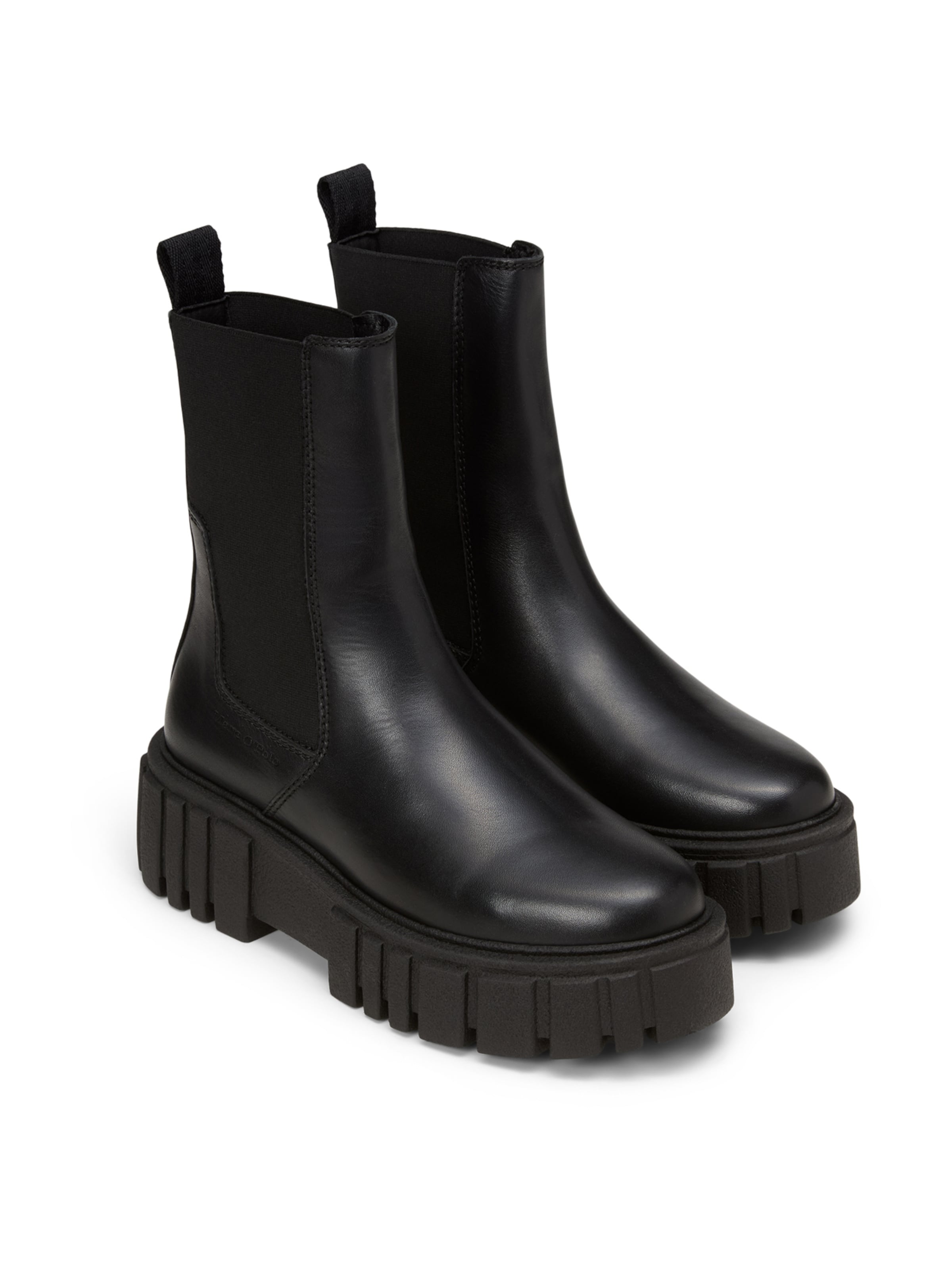 Marc O'Polo Боти Chelsea 'Christel' в черно