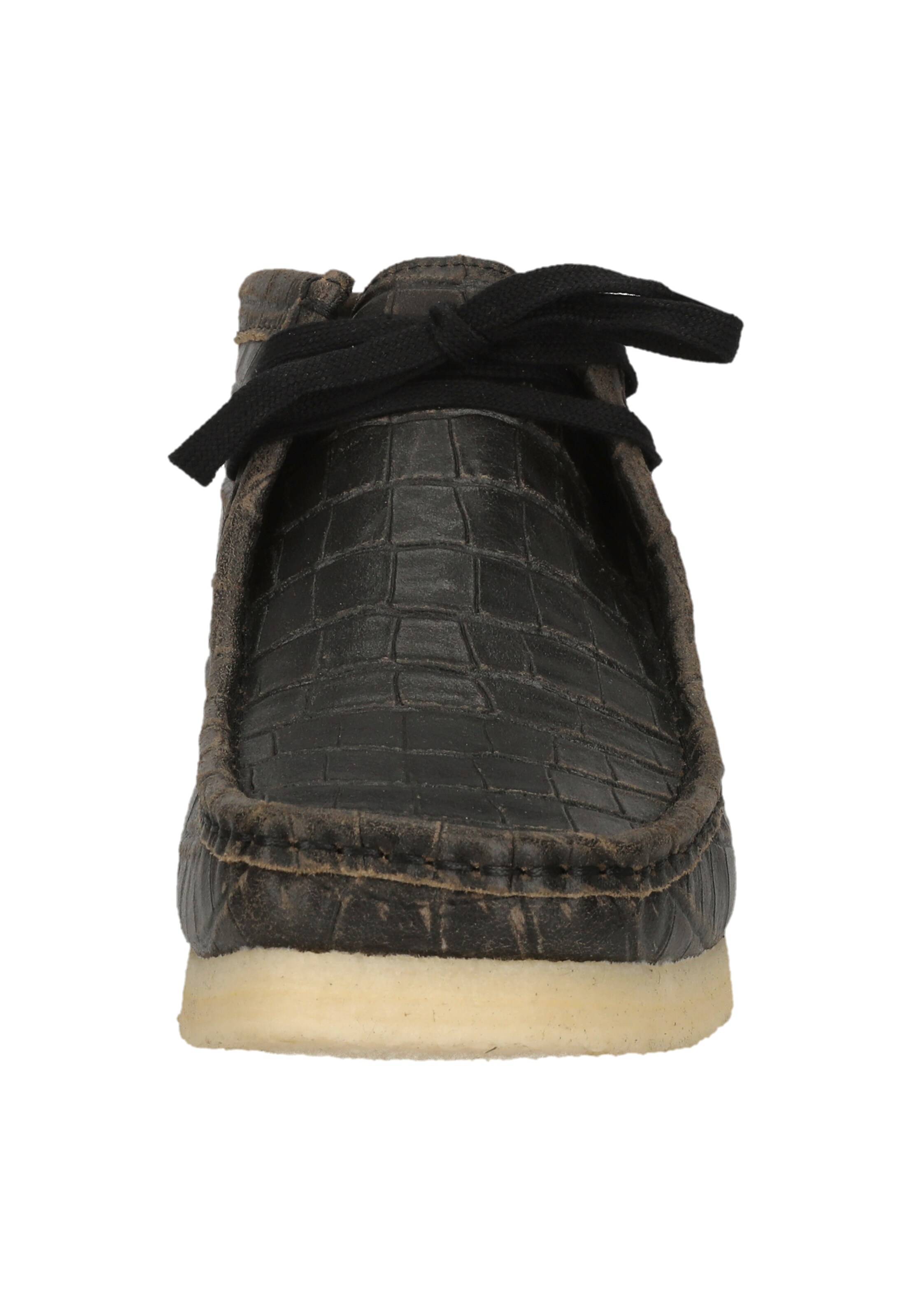 CLARKS Lace-up shoe 'Wallabee Boot' in Brown