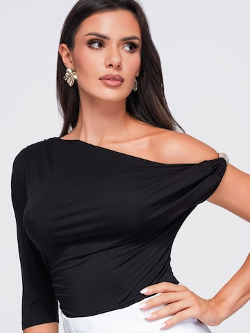 Ombre Bluse‌‌‌‌‌‌‌‌ in Schwarz