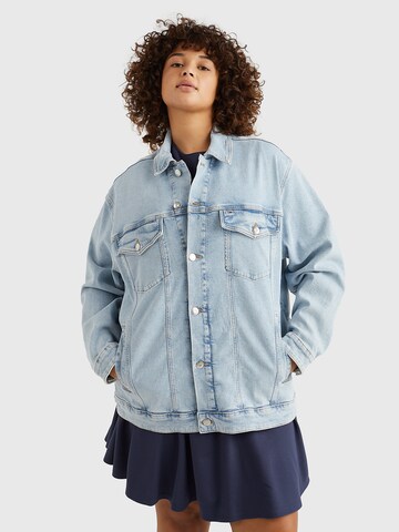 Tommy Jeans Curve Between-Season Jacket in Blue: front