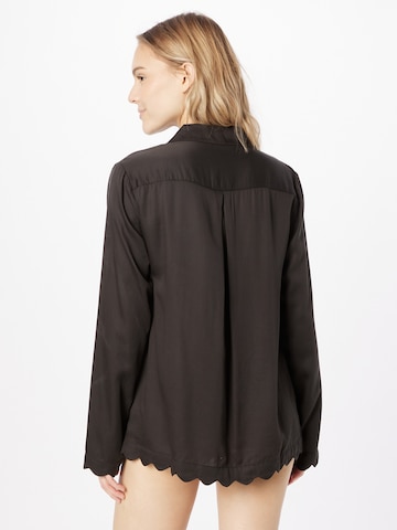 Underprotection Pajama shirt 'Jane' in Black