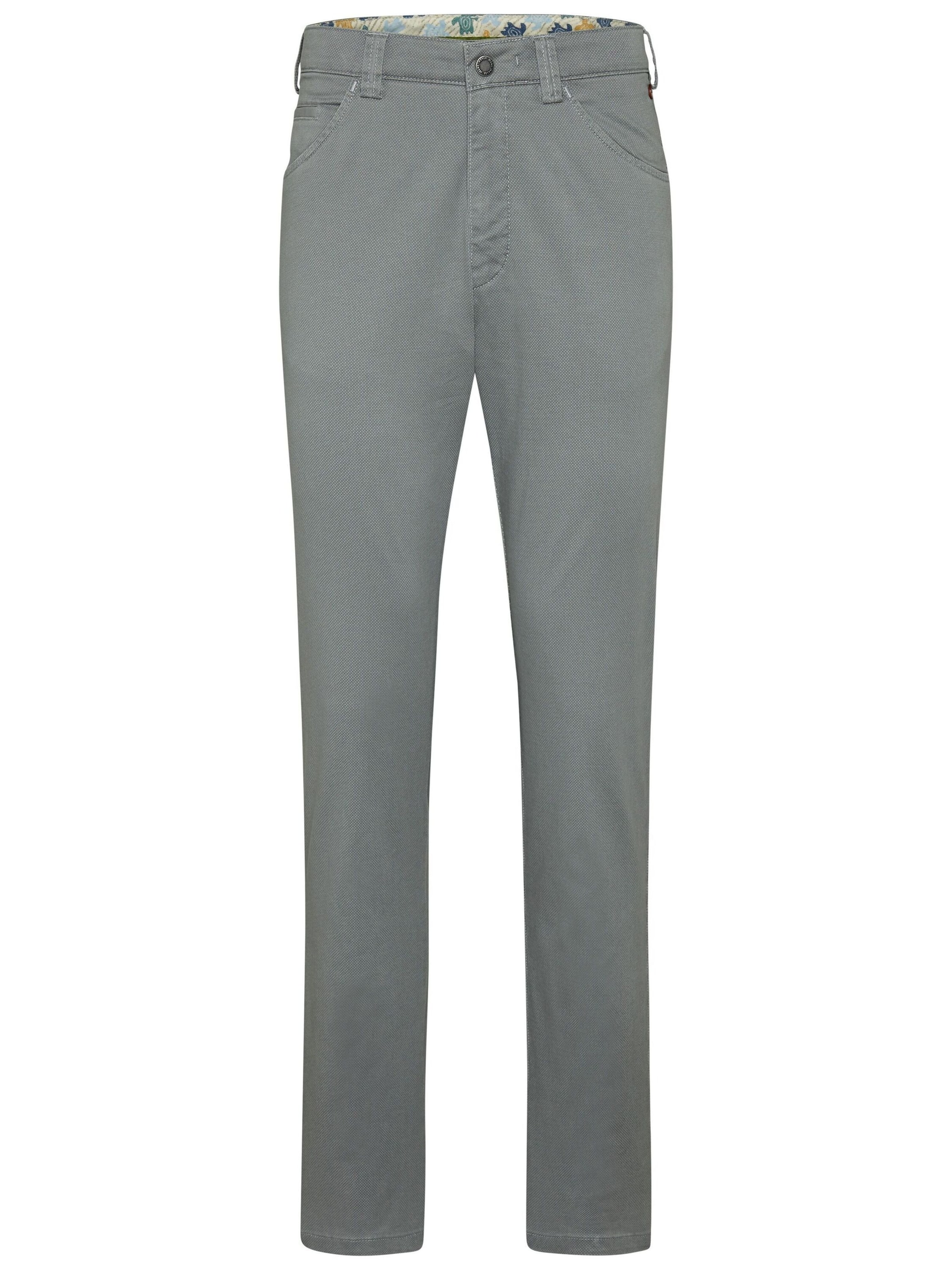 MEYER Chino 'Dublin' in Grijs: voorkant