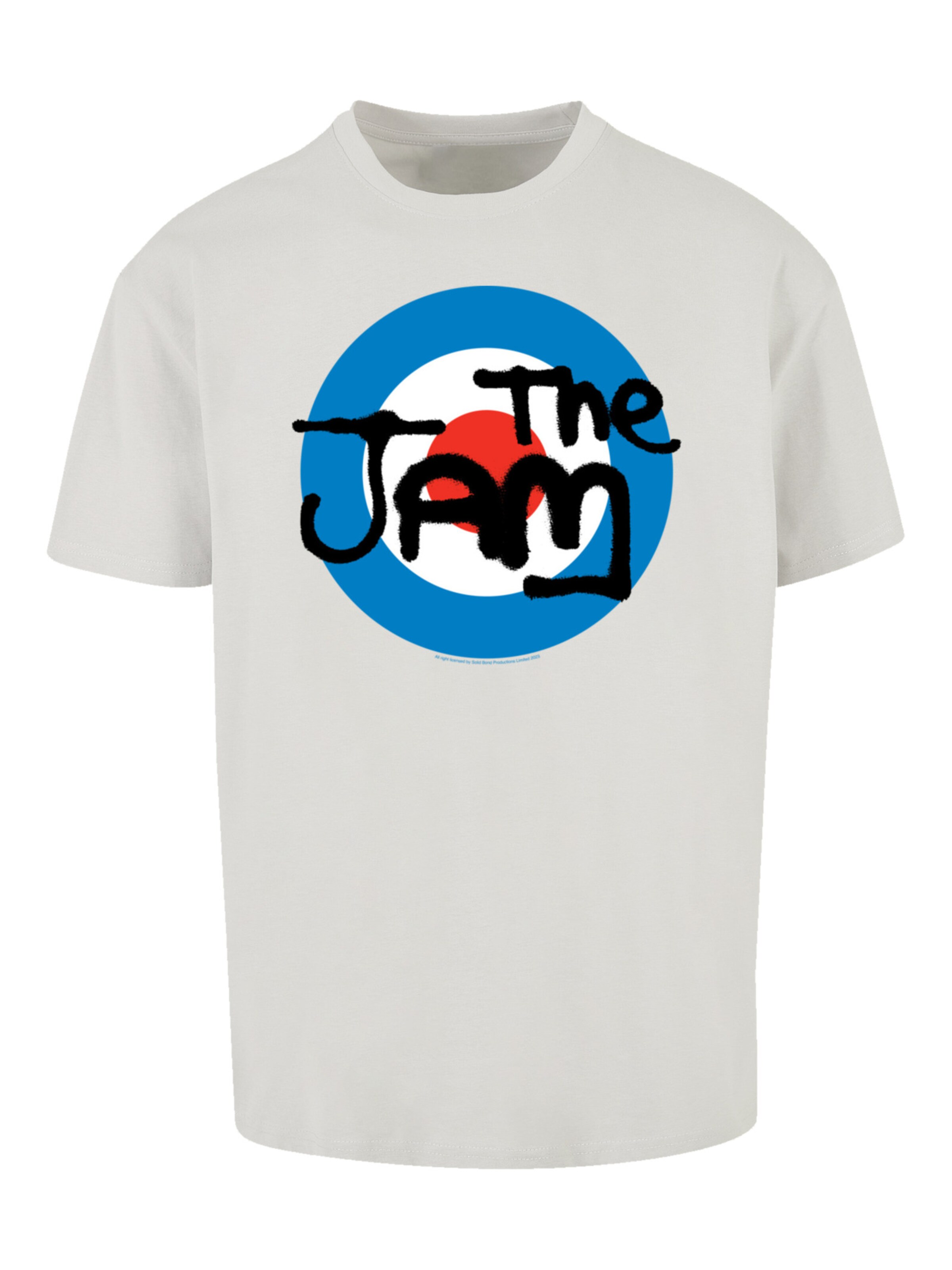 T-Shirt 'The Jam' F4NT4STIC en gris : devant
