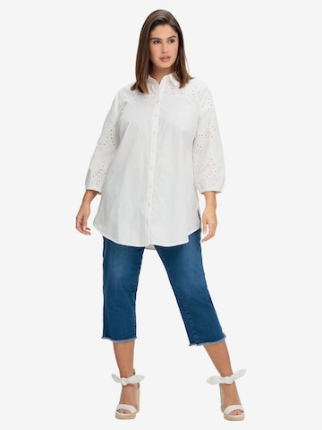 SHEEGO Blouse in White