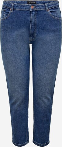 ONLY Carmakoma Regular Jeans in Blauw: voorkant