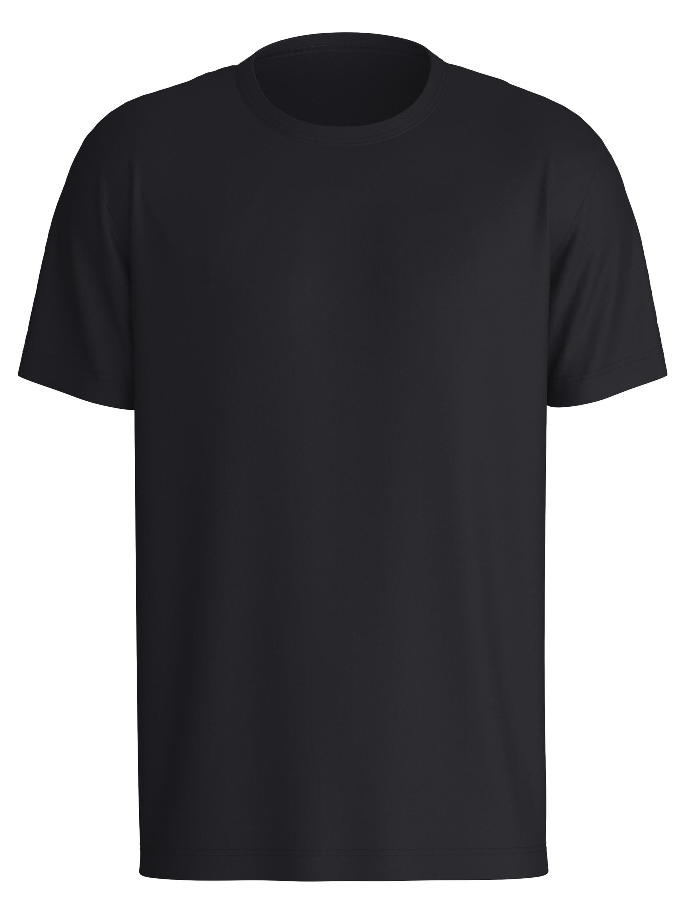 CALIDA Shirt 'Remix Basic Sleep'‌‌‌‌‌‌ in Schwarz: Vorderseite