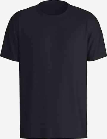 CALIDA Shirt 'Remix Basic Sleep' in Schwarz: Vorderseite