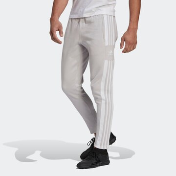 ADIDAS SPORTSWEAR Slimfit Sportbroek 'Squadra 21 Sweat' in Grijs: voorkant