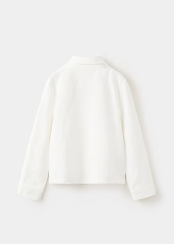 MANGO KIDS Between-Season Jacket in White