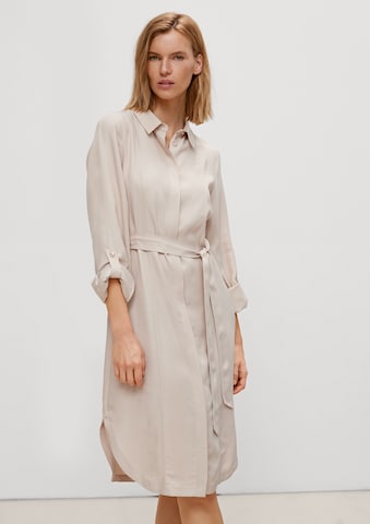 COMMA Shirt Dress in Beige