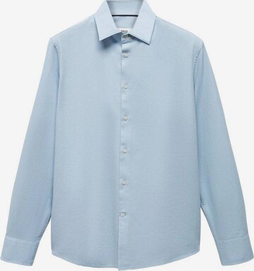 MANGO MAN Button Up Shirt 'Arthur' in Blue: front