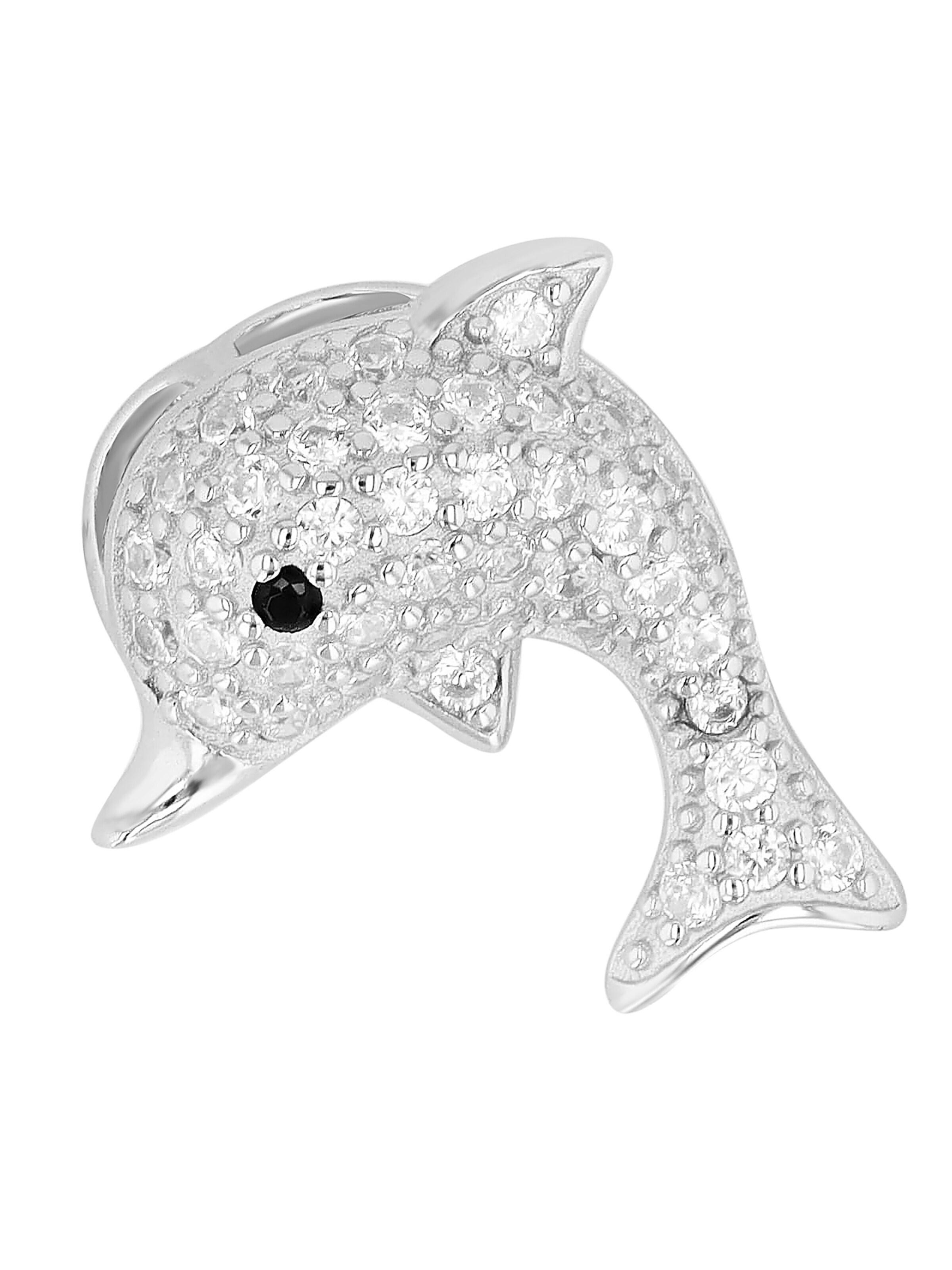 Akzent Pendant '"Dolo" aus 925 Sterlingsilber, rhodiniert, langlebig' in Silver