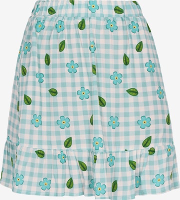 mėlyna swirly Sijonas 'Back To School': priekis