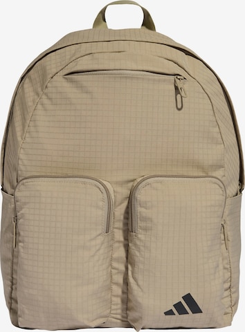 ADIDAS PERFORMANCE Sports Backpack 'Essentials Back To Campus' in Brown: front