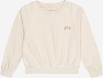 Sweat-shirt GAP en beige : devant