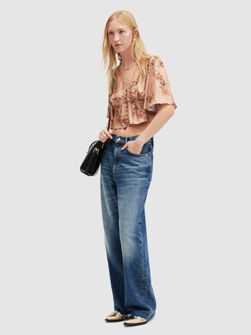 AllSaints Bluse 'TIAN' in Braun